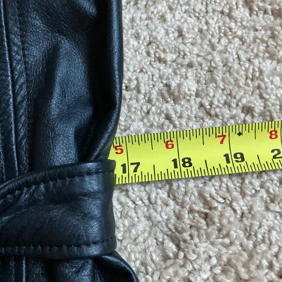 Vintage Authentic Harley Davidson Leather Biker Moto Jacket Fall Riding Size M - Picture 14 of 16